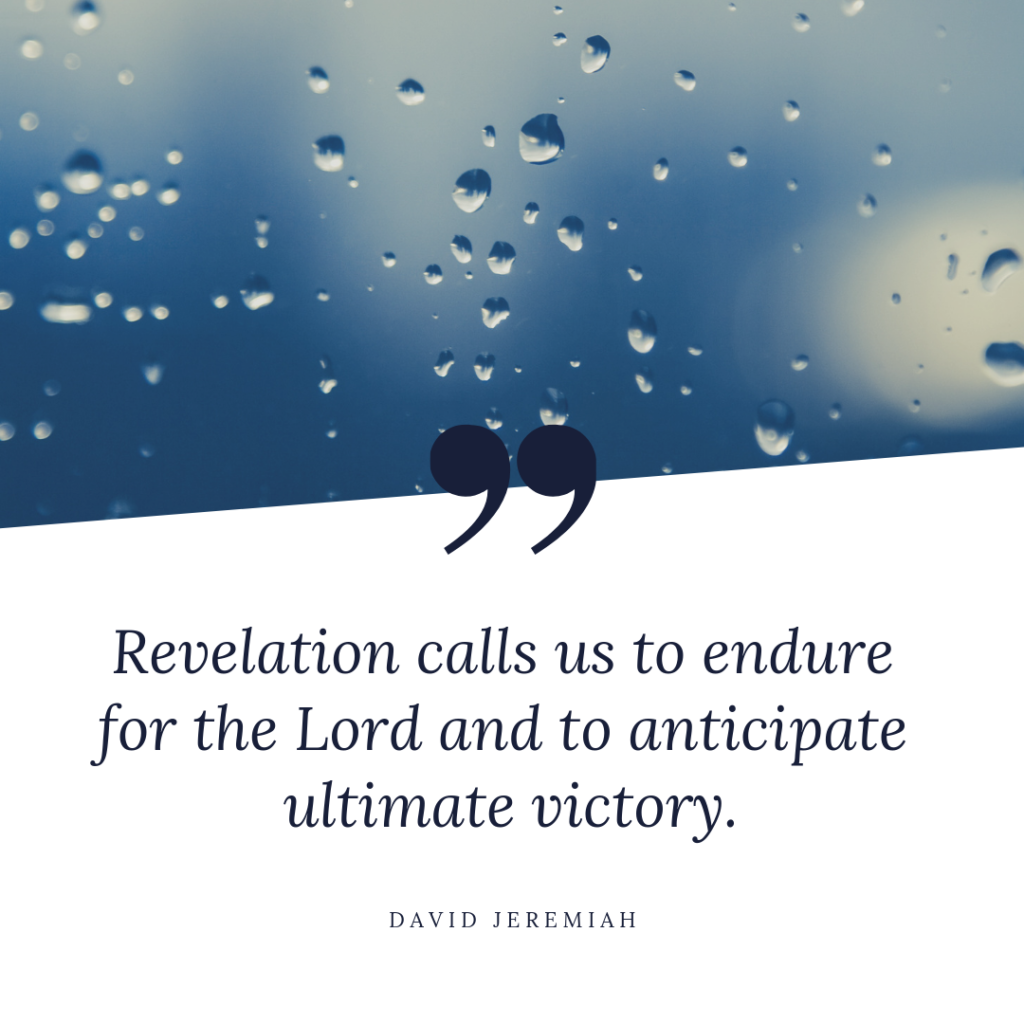 Meme: Revelation calls us to endure for the Lord and to anticipate ultimate victory.