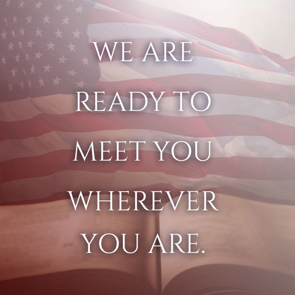 Meme: We are ready to meet you wherever you are.