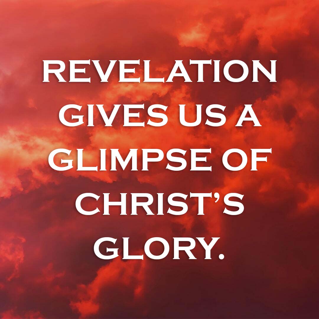 Meme: Revelation gives us a glimpse of Christ's glory.