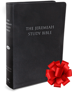 The Jeremiah Study Bible: Large Print Black Leather Luxe NIV